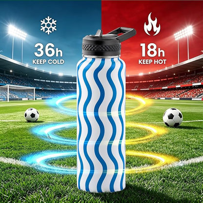 RAYMYLO Insulated Water Bottle 40 oz, Triple Wall Vacuum Stainless Steel | - Image 3