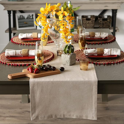 DII Chambray Kitchen, Tabletop Collection, 14x108 Table Runner - Image 3