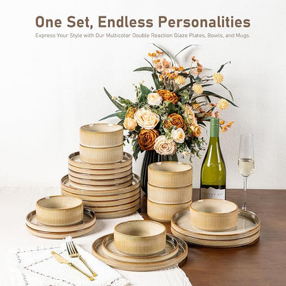 GBHOME Stoneware Dinnerware Sets - Image 7