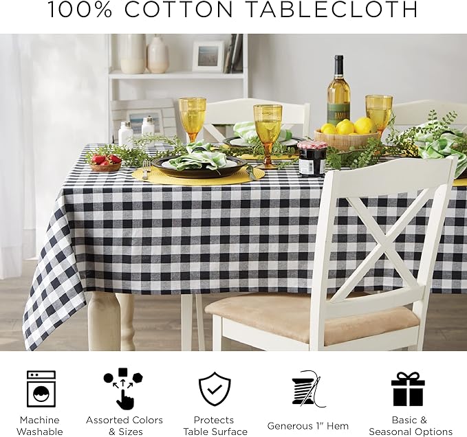 DII Polka Dot Party Print Tabletop Collection Reusable & Machine Washable - Image 8
