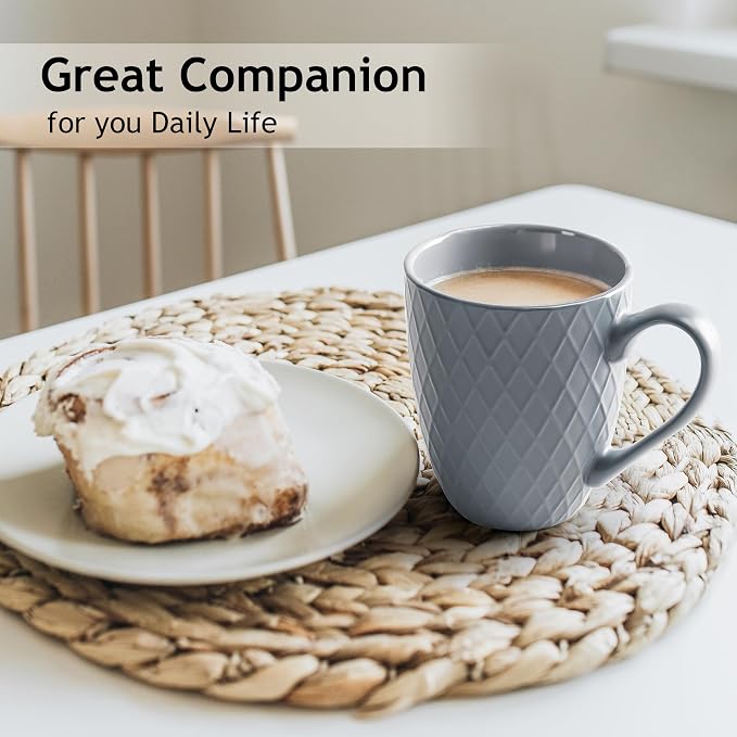 MIAMIO - Coffee Mugs Set of 6 - Palmanova Collection | Modern matte ceramic mug - Image 3