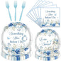Rakuto Something Blue Bridal Shower Decorations, Before I Do Decor by Rakuto