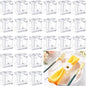 24 Pcs Acrylic Napkin Rings Clear Napkin Holder Bulk by Meanplan
