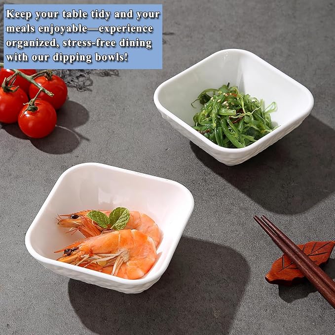 Kyraton Dip Bowls Set 12pcs 6oz, Condiment Server - Image 8