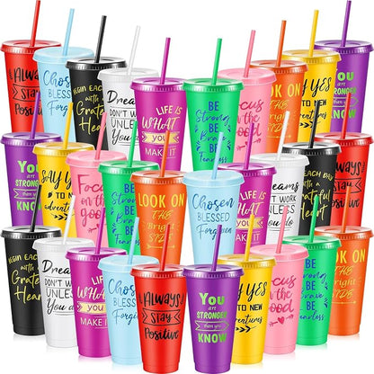 Uiifan 30 Pcs Inspirational Cups Bulk by Uiifan