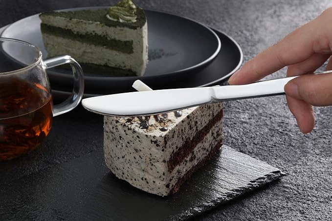 New Star Foodservice Windsor Pattern 18/0 Stainless Steel Dinner Knife - Image 4