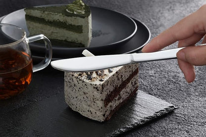 New Star Foodservice Windsor Pattern 18/0 Stainless Steel Dinner Knife - Image 4