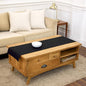 Solino Home 100% Linen Dining Table Runner Black Woven, Fete 14 x 48 in | Table by SolinoHome