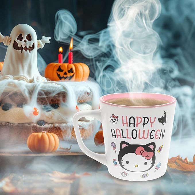 Silver Buffalo Sanrio Hello Kitty Halloween Witch, Ceramic Mug, 17.5oz | 0.52 - Image 2