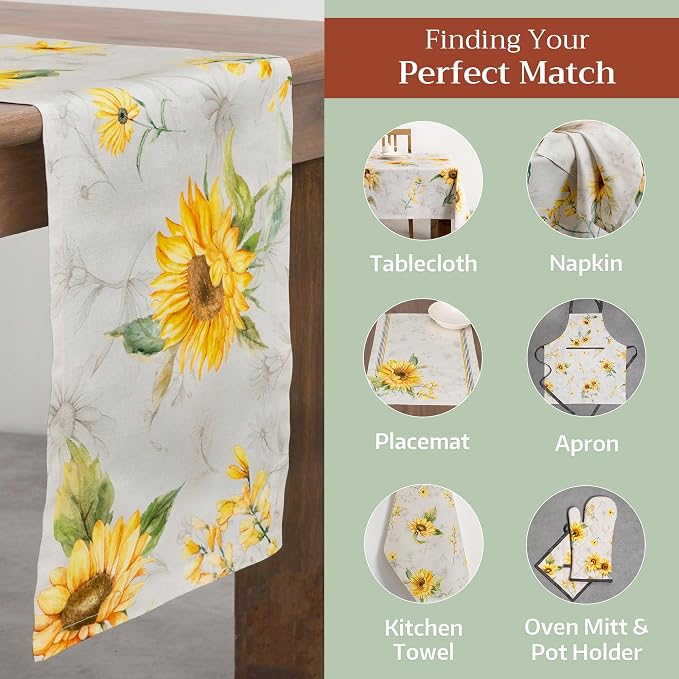 Maison d' Hermine Table Runner 100% Cotton 14.50" x 72" | Table Runners 72 - Image 5