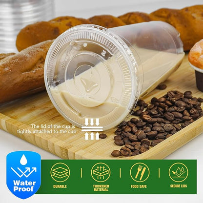 Charmount 32 oz 50 Sets Clear Plastic Cups - Image 3