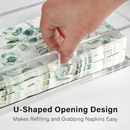 LotFancy Napkin Holder, Acrylic Napkin Holder - Image 3