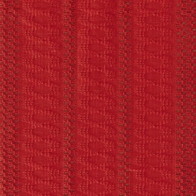 Macrame Style Boho Table Runner, 12x60 Inch Red | Woven Boho Table Runner - Image 6