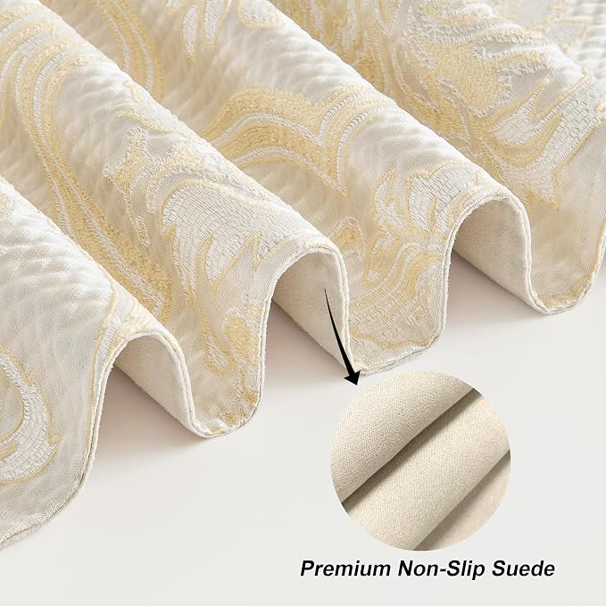Loom and Mill Elegant Damask Jacquard Table Runner 13x72 inch - Image 4