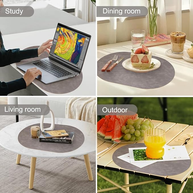 Faux Leather Placemats Set of 4 - Image 7