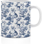 Chinoiserie Corgi Mug, Corgi Gifts by Unknown