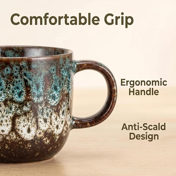 Ceramic Espresso Cups 5oz Small Modern Coffee Cup Thick Walled, Matcha Cups - Image 5
