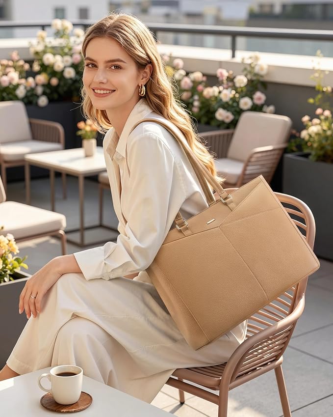 LOVEVOOK Lunch Tote Bag for Women, 3 in 1 Work Bag - Image 2