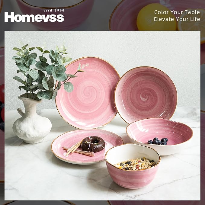 Highland 16-Piece Dinnerware Set Service - Image 3
