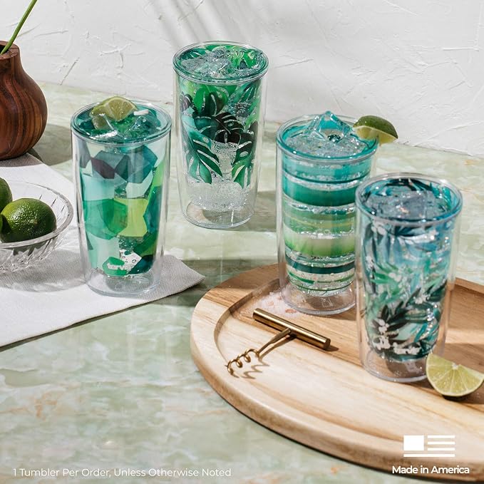 Tervis Yao Cheng Green Crystal Made in USA Double Walled Insulated Tumbler - Image 7
