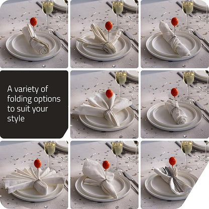 Peleg Design Balloonapkins Napkin Rings – Perfect for Dining Table Décor - Easter Napkins Ring, Birthday Party Table Decorations, Napkin Holder During Meals or Gatherings