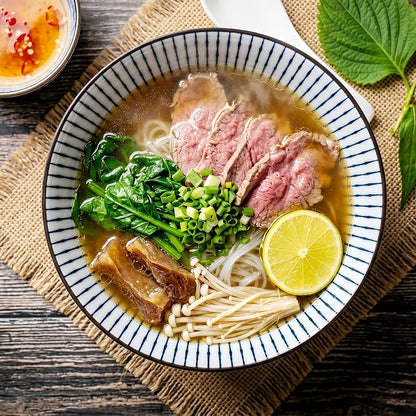 QINLANG 60 oz Large Soup Bowl, Pho Bowls, Japanese Ramen Bowls Set of 3 - Image 3