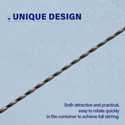 Bar Spoon Cocktail Mixing Stirrers, 12” Long Handle, Long Drink Spoons - Image 4