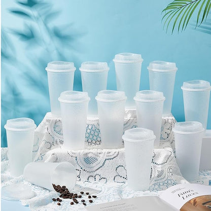 FillTouch 12 Pcs 16 oz Reusable Coffee Cups - Image 4