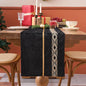 Table Runner, Velvet Sequin Luxury Runner by BohoSytleDecorativeforLivingRoom