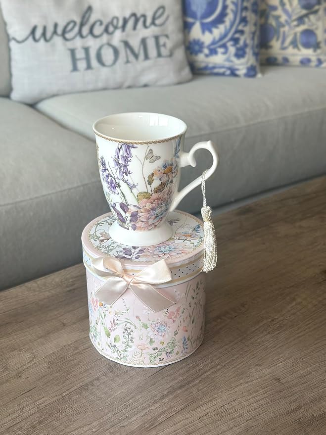 STP GOODS Porcelain Tea/Coffee Cup in Gift Box Fine Porcelain Coffee Cup Tea - Image 4