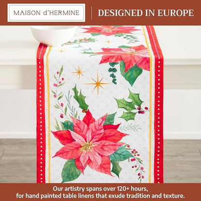 Maison d' Hermine Table Runner 100% Cotton 14.50" x 108" | Table Runners 108 - Image 2