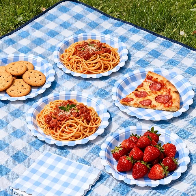 40 Pcs Paper Plates and Napkins Party Supplies Set - Image 5