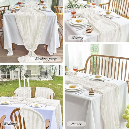 IVAPUPU Ivory Table Runner 120 Inches - Image 6