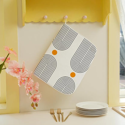 Boho Mid Century Dish Drying Mat - Image 3