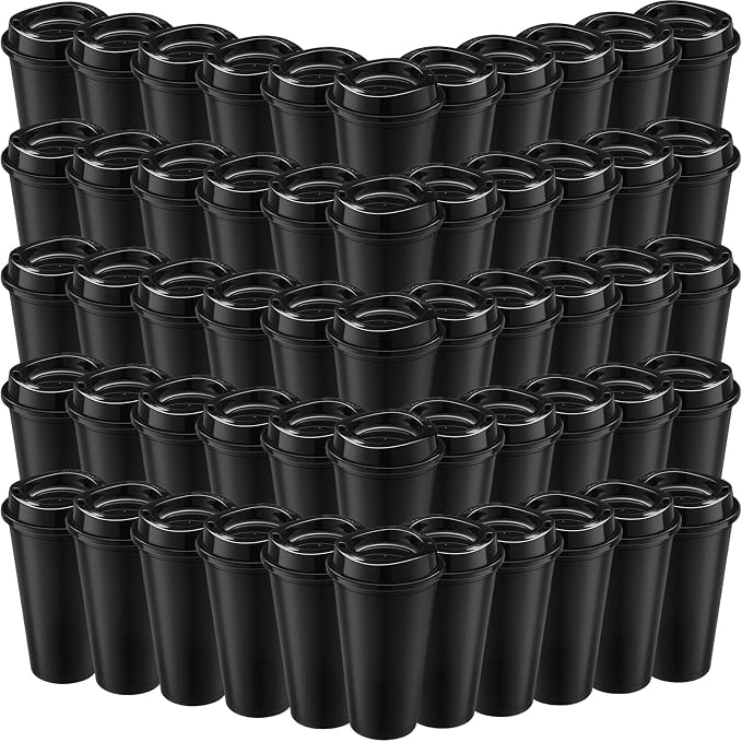 Honeydak 66 Pack 16 oz Reusable Coffee Cups by Honeydak
