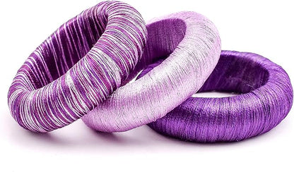 Thread Napkin Ring Set of 24 - Beautiful Elegant Fancy Decorative Napkin Holder for Dining Table Décor, Farmhouse, Wedding, Dinner, Party, Family Gathering, Easter, Everyday Use - Purple Combo
