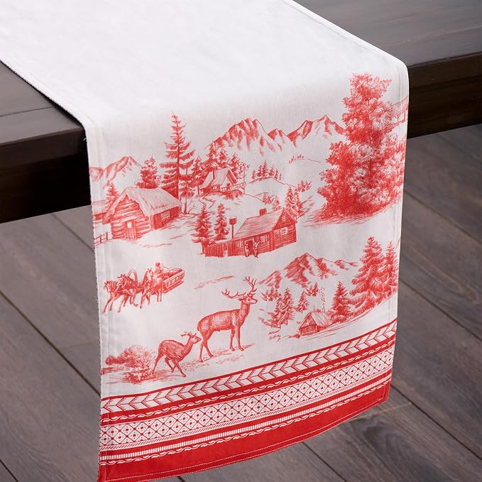 Maison d' Hermine Table Runner 100% Cotton 14.50" x 72" | Table Runners 72 - Image 9