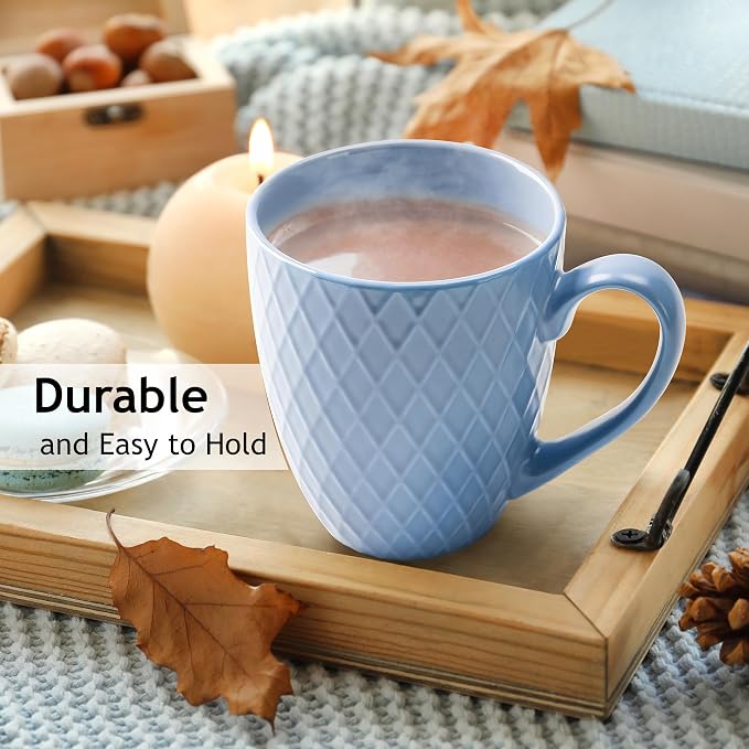 MIAMIO - Coffee Mugs Set of 6 - Palmanova Collection | Modern matte ceramic mug - Image 4