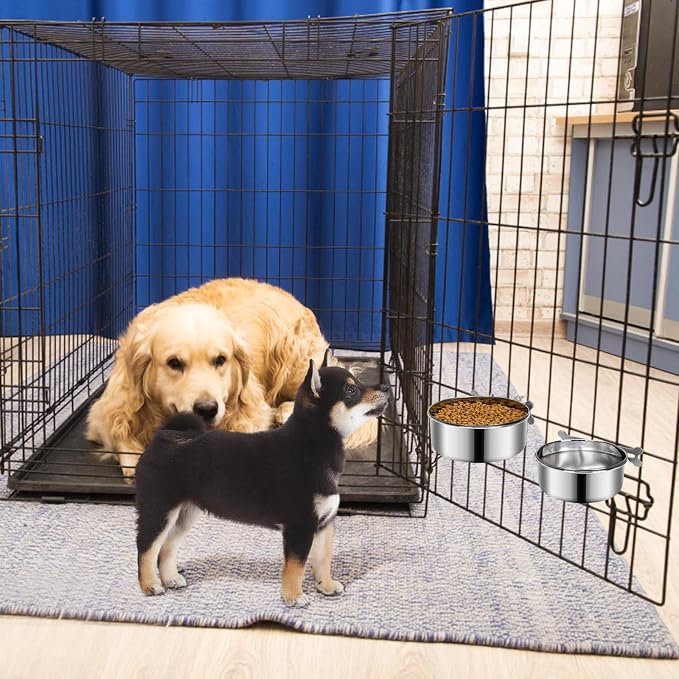 2 Pcs Small Dog Food Water Bowl - Image 7
