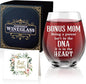 AGMDESIGN Bonus Mom Being Funny Wine Glass, Mother Wine Glass, Thanksgiving by Unknown