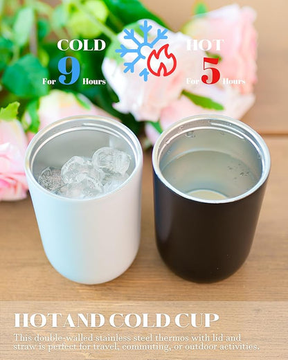 10 oz Insulated Coffee Tumblers, Travel Coffee Tumblers - Image 5