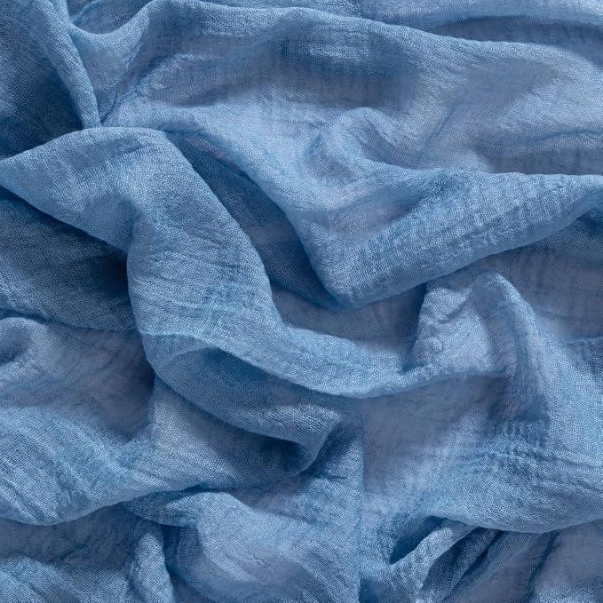 Cheesecloth Table Runner Summer Boho Wedding Shower Party Home Decor | Dusty - Image 6