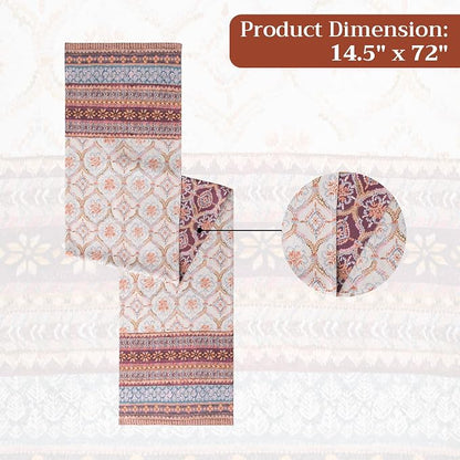 Maison d' Hermine Table Runner 100% Cotton 14.50" x 72" | Table Runners 72 - Image 7