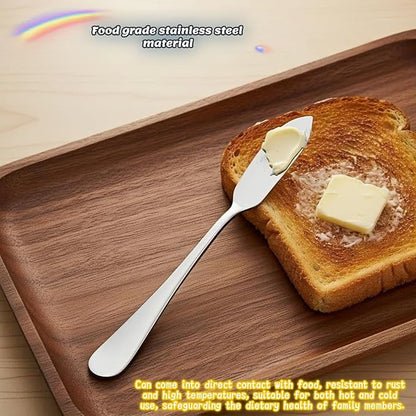 Stainless Steel Butter Knife Set, Mirror Polished, 5.83 Inch, Dishwasher Safe - Image 2
