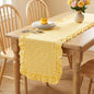 Eternal Beauty 14x72 Gingham Ruffle Table Runner by EternalBeauty