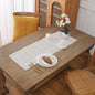Gernaice 2PCS Boho Table Runner, Modern Plaid Cotton Linen Farmhouse Table by Gernaice