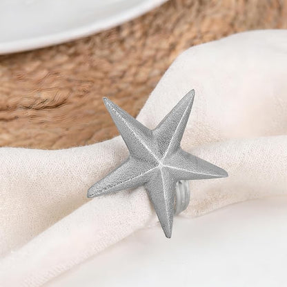 Star Napkin Rings, Durable Aluminum Napkin Holder - Image 5