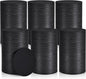 600 Pieces Disposable Paper Coasters, GOH DODD Thickened (1.5MM) 4 Inch Bar Coasters Bulk Absorbent Cardboard Blanks for Drinks DIY Arts Crafts Wedding Party Gifts Education, Black, Round