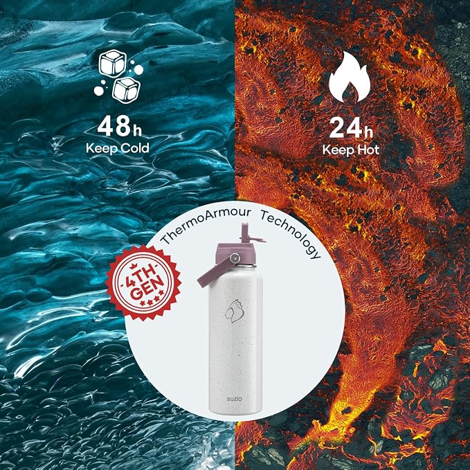 BUZIO Triple Wall Vacuum Water Bottle - Image 2