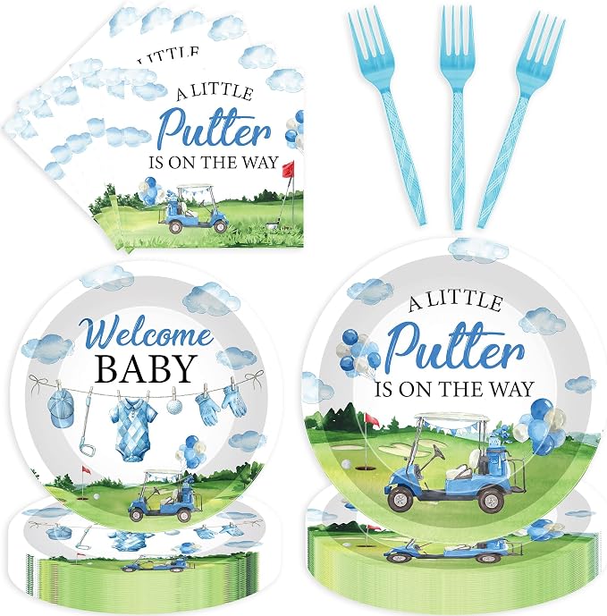 Golf Themed Baby Shower Decorations by EoBeCy